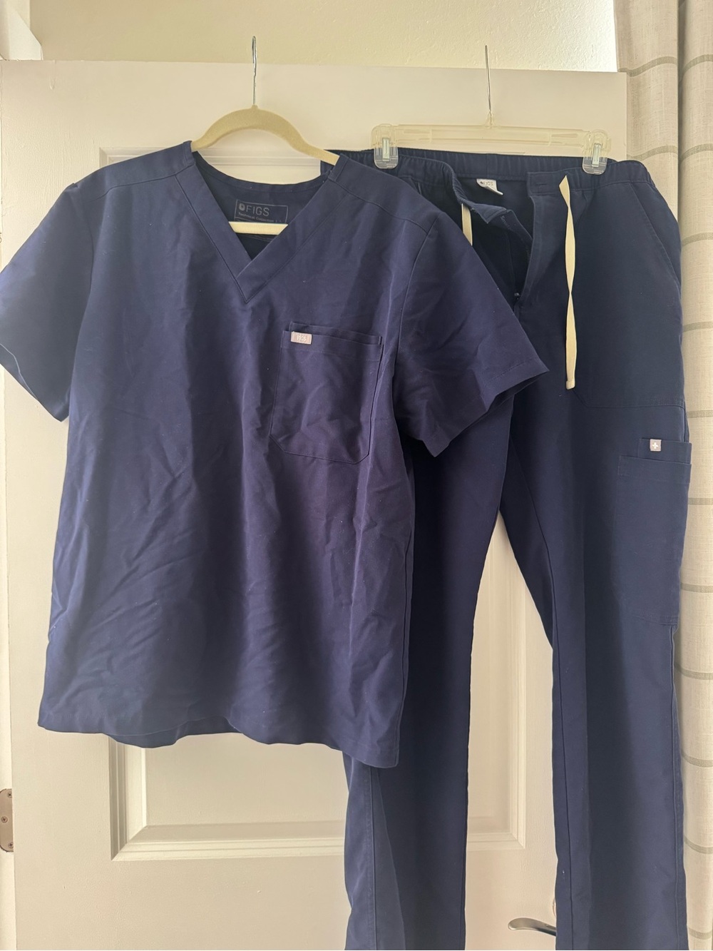 Figs Navy Scrub Set - Men's Large